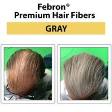 Load image into Gallery viewer, FEBRON fibers restoring hairline on strawberry blonde thinning spots
