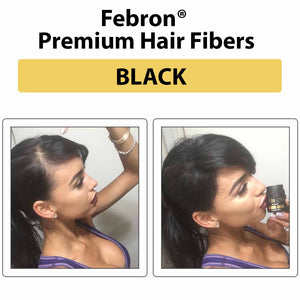 FEBRON Fiberhold Spray keeps hair fibers locked in place all day