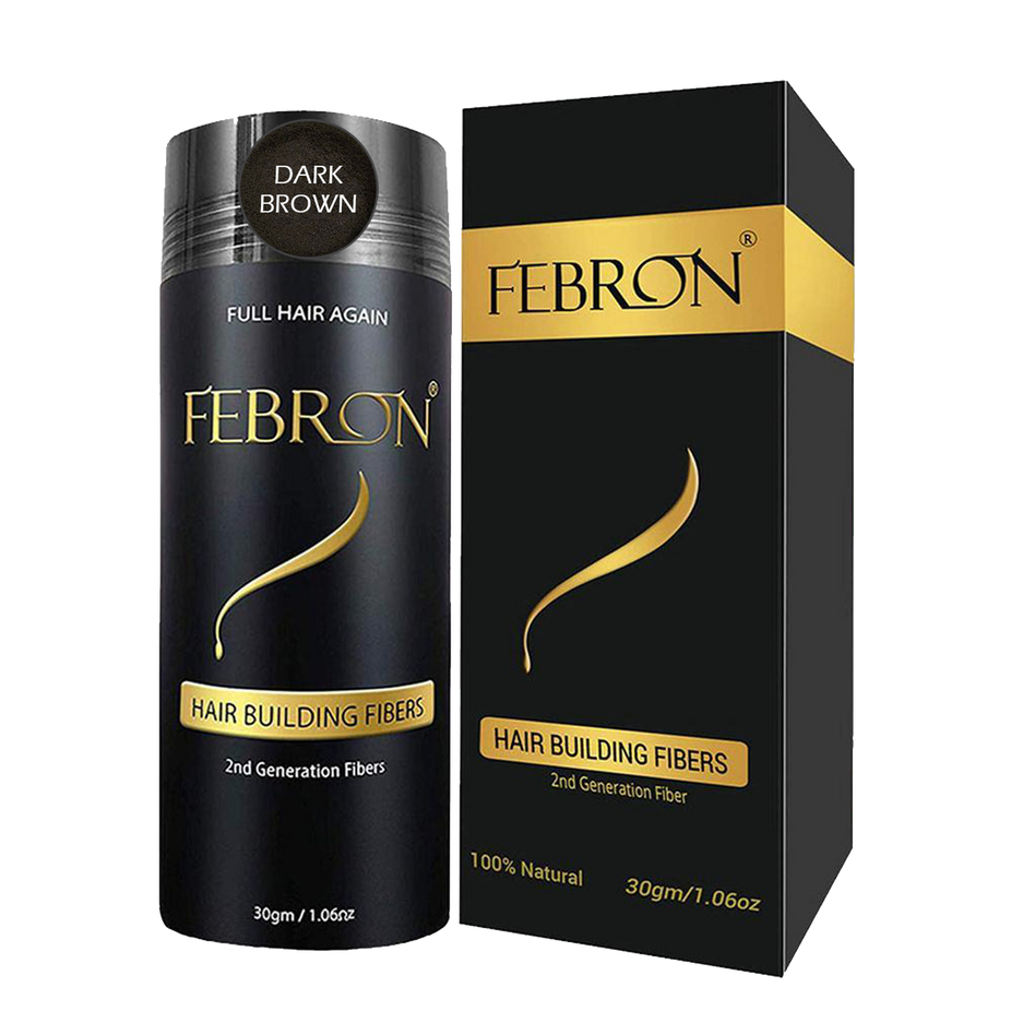 Febron Hair Building Fibers |  Best Hair Loss Concealer for Men & Women