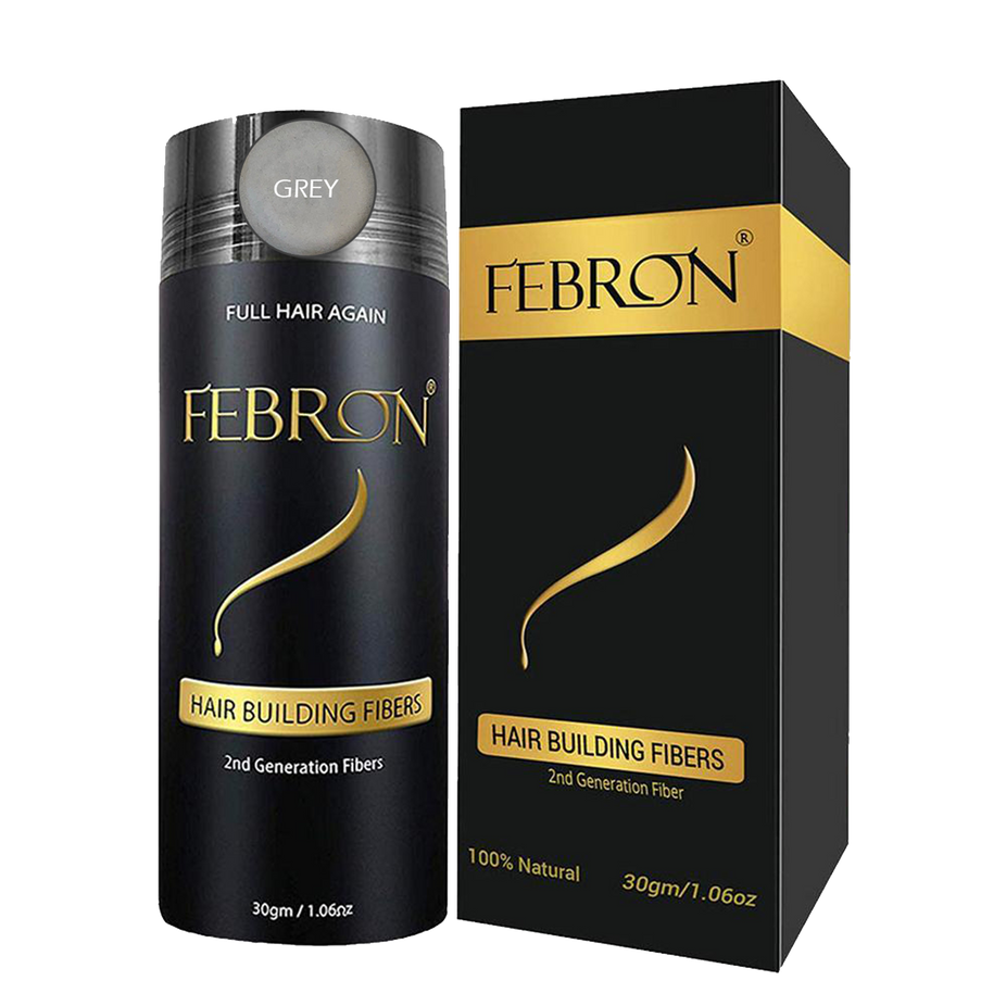 Febron Hair Building Fibers |  Best Hair Loss Concealer for Men & Women