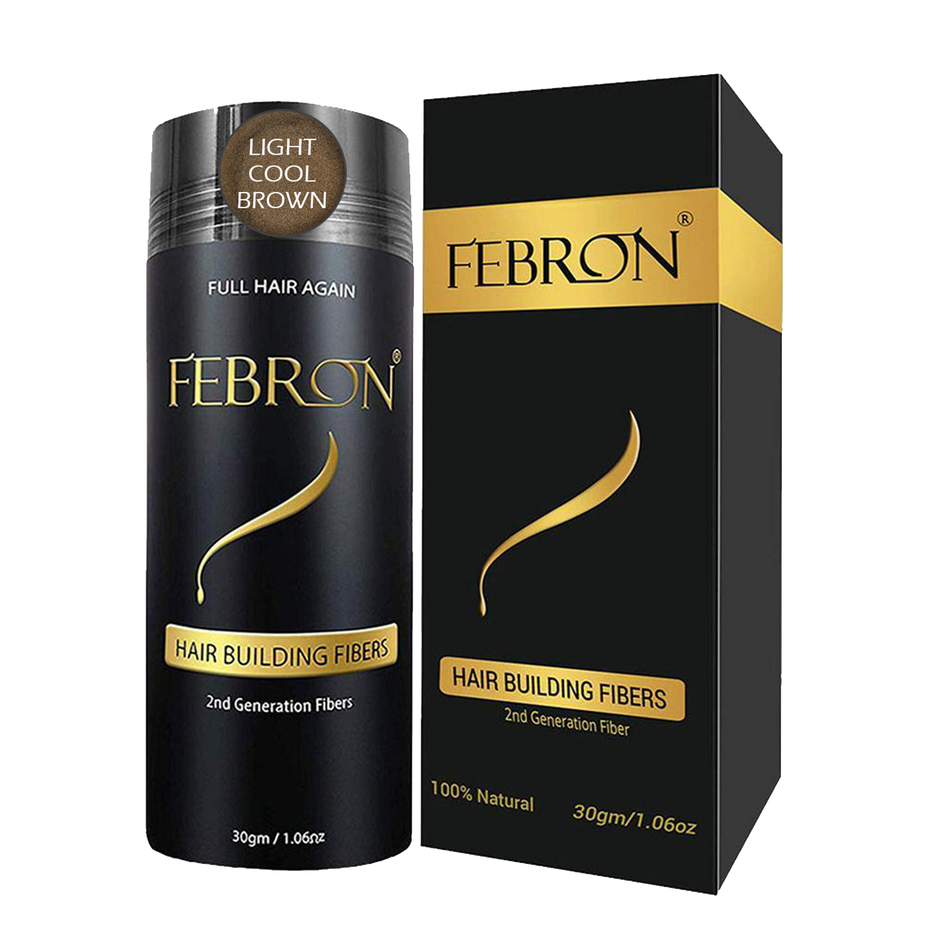 Febron Hair Building Fibers |  Best Hair Loss Concealer for Men & Women