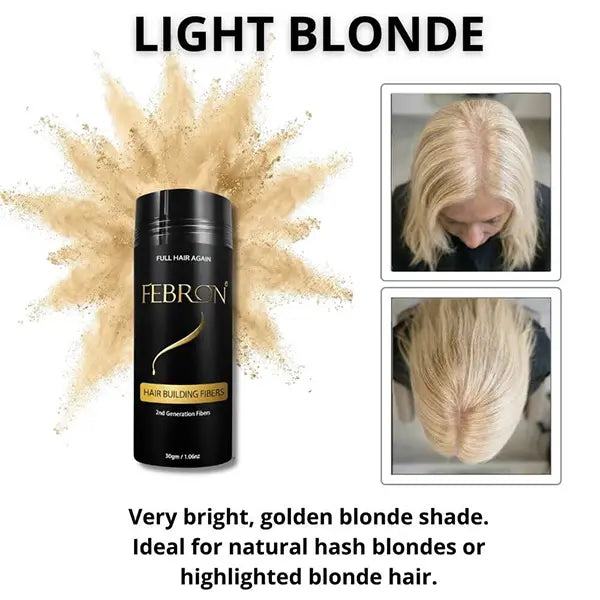 light_blond_febron_hair_fibers