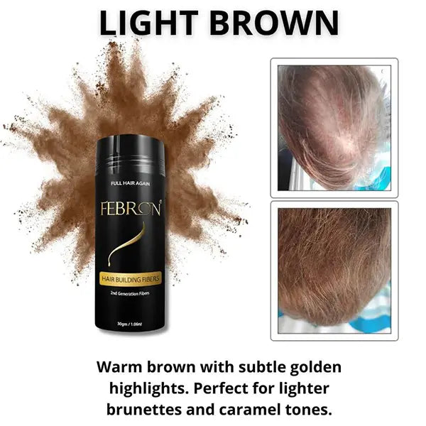 light_brown_febron_hair_fibers