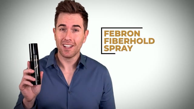 Febron Fiberhold Spray 150ml size (6-12 months supply) STRONG HOLDING For all Hair Types