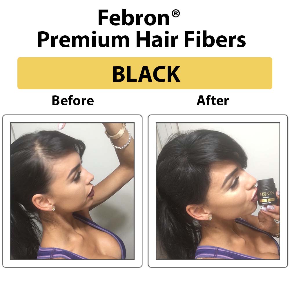 FEBRON Premium Hair Building Fibers & Thinning Hair Solution Fit Men