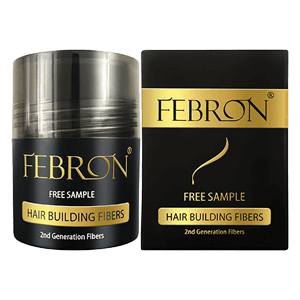 Febron® Hair Fibers Free Sample | Thicker Fuller Hair in Seconds